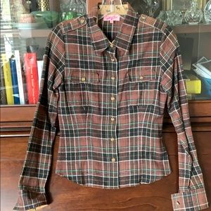 Priorities flannel button down